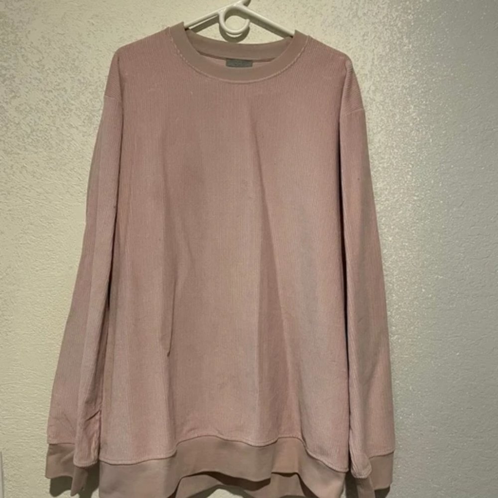 Cos corduroy pink sweatshirt